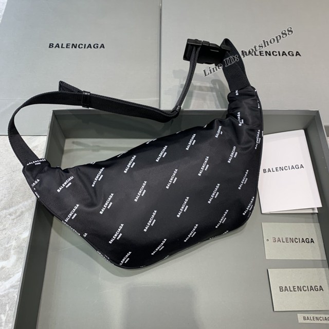 Balenciaga專櫃經典爆款男女同款腰包 巴黎世家帆布胸包腰包 fyj1687